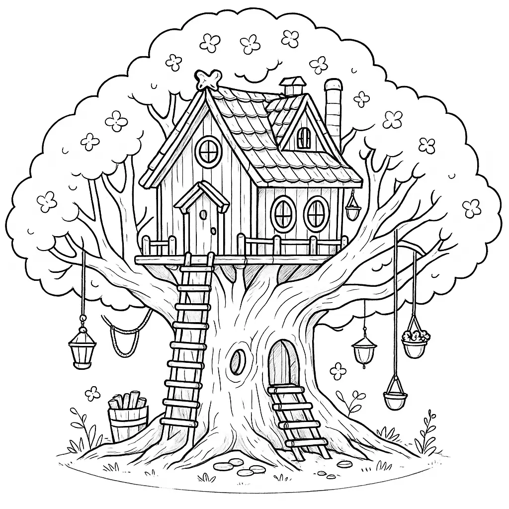 Trees Coloring Pages – 012