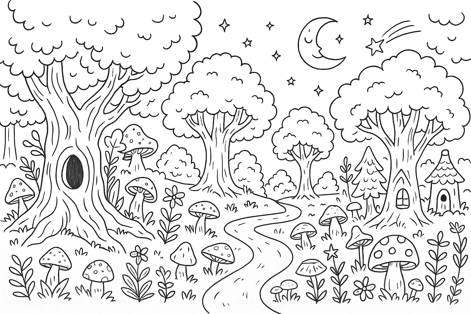 Trees Coloring Pages – 015