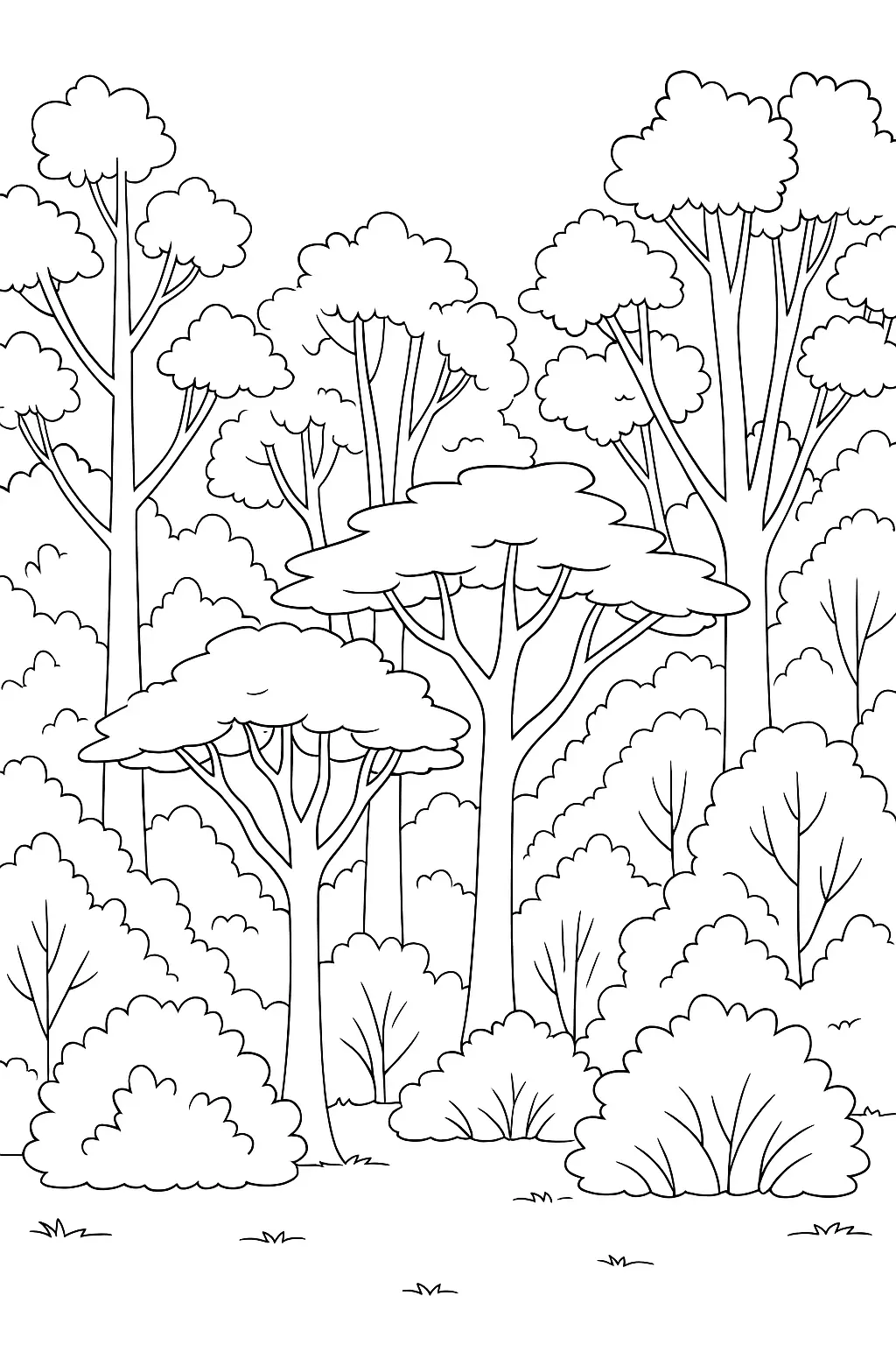 Trees Coloring Pages – 028