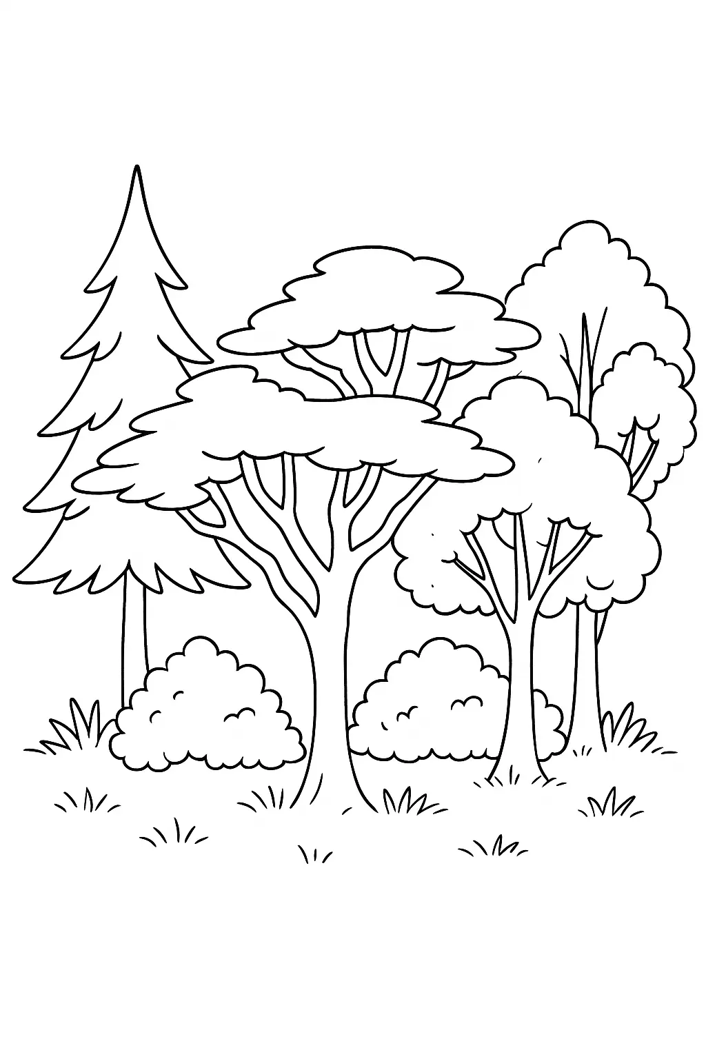 Trees Coloring Pages – 040