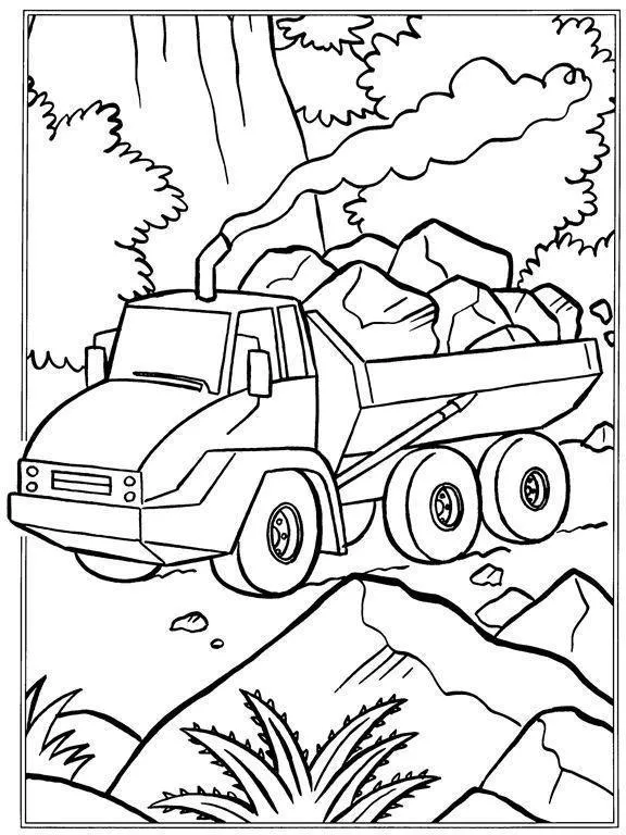 Trucks Coloring Pages – 007
