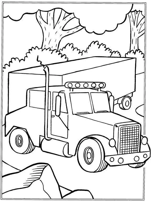 Trucks Coloring Pages – 008