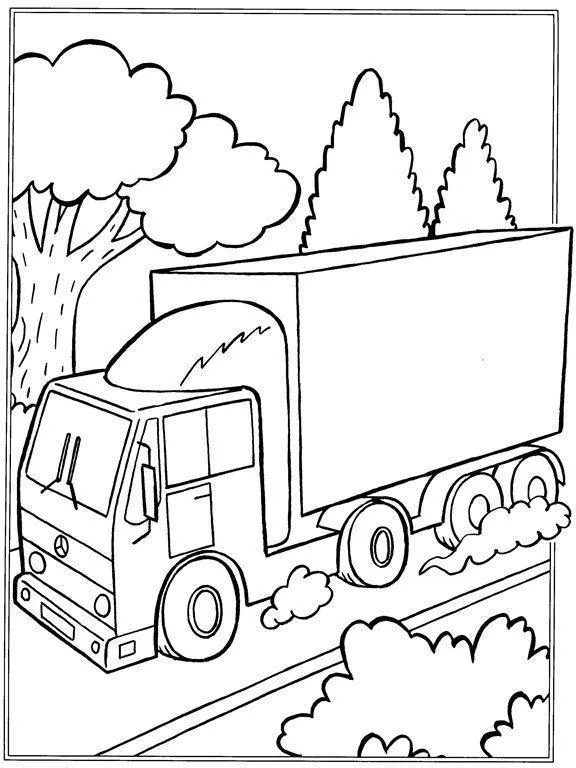 Trucks Coloring Pages – 010