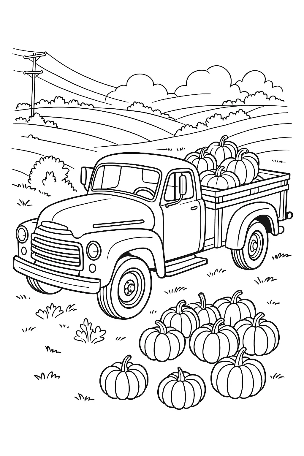 Trucks Coloring Pages – 026