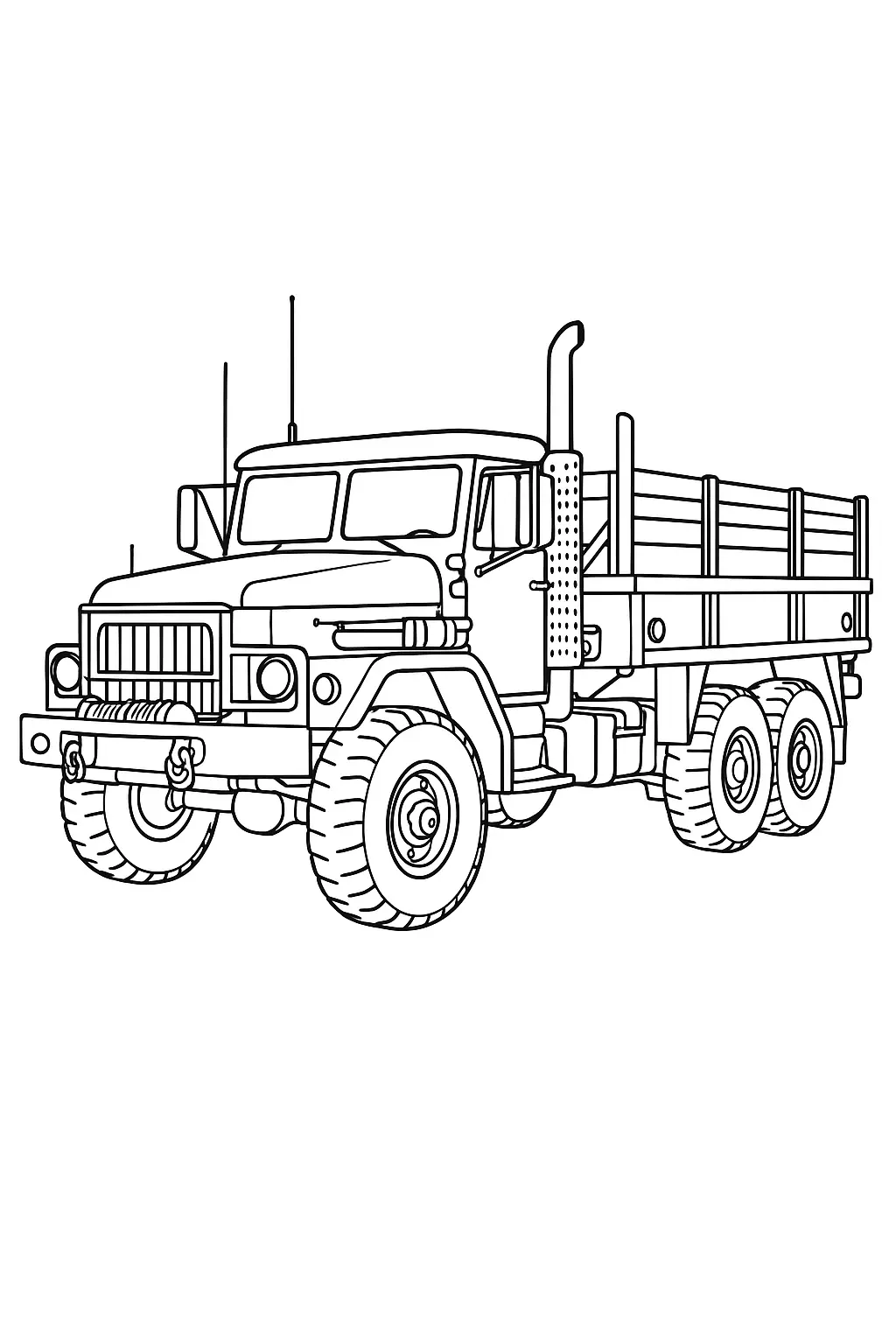 Trucks Coloring Pages – 027