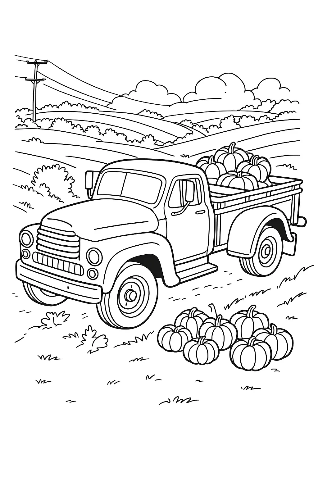 Trucks Coloring Pages – 034