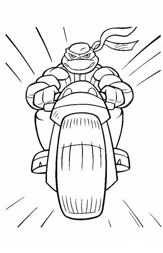 Turtles Ninja Coloring Pages – 008