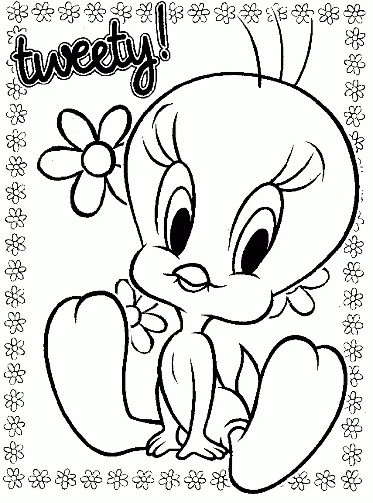 Tweety Coloring Pages – 011