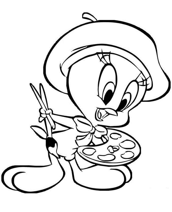Tweety Coloring Pages – 013