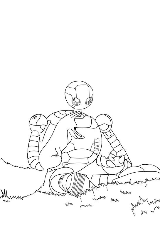 Wild Robot Coloring Pages – 008