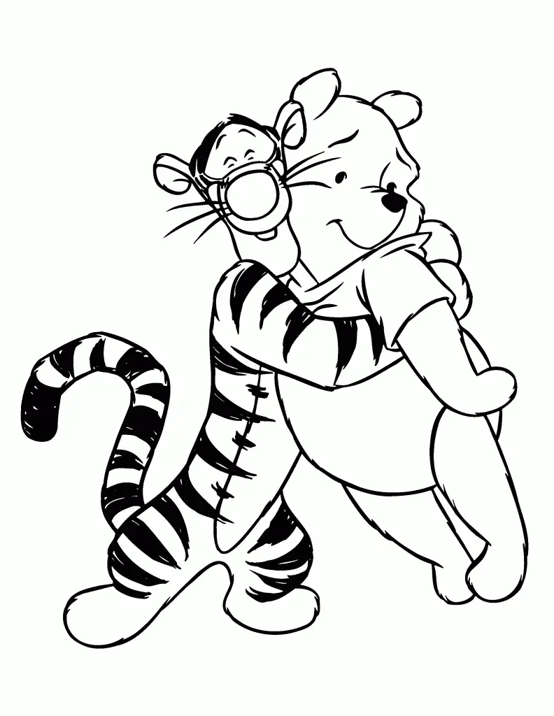 Winnie The Pooh Coloring Pages – 017