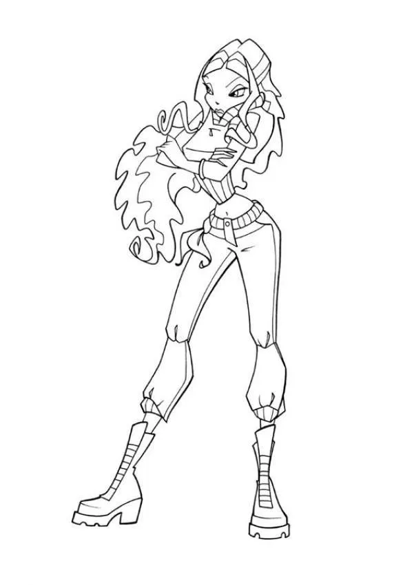 Winx Club Coloring Pages – 019