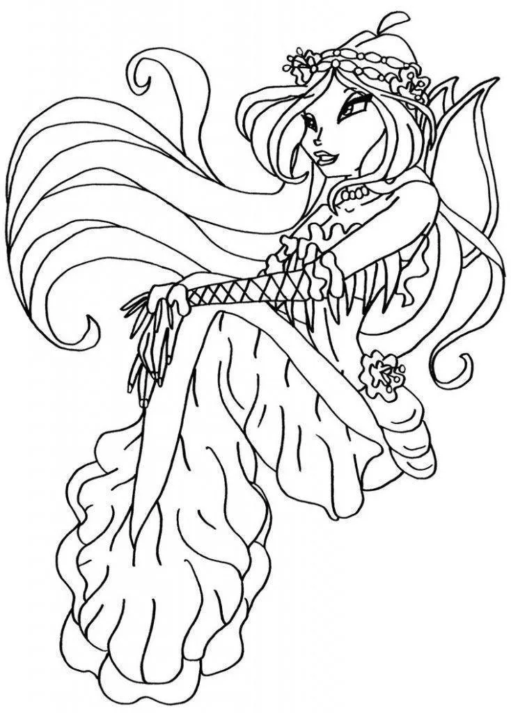 Winx Club Coloring Pages – 021