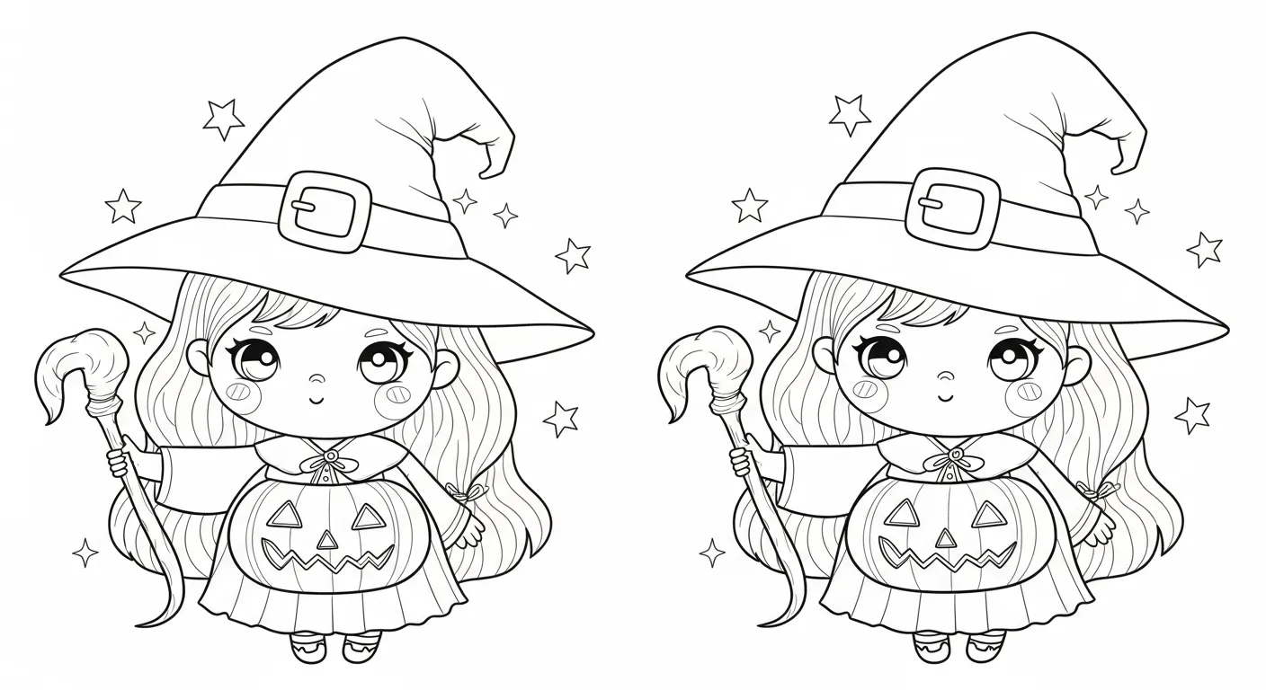 Witch Coloring Pages – 017