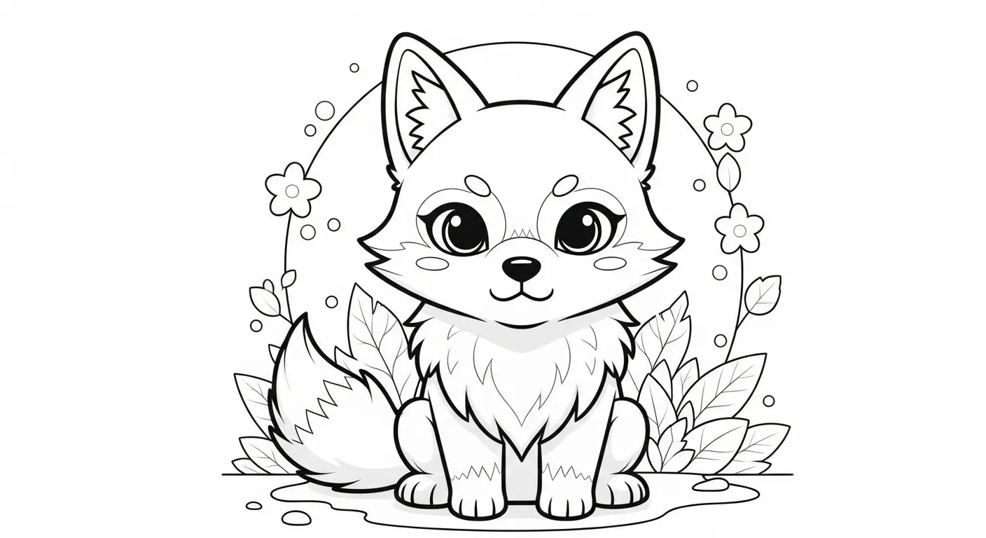 Wolf Coloring Pages – 020